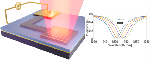 Tunable Metasurface using thin film lithium-niobate in the telecom regime